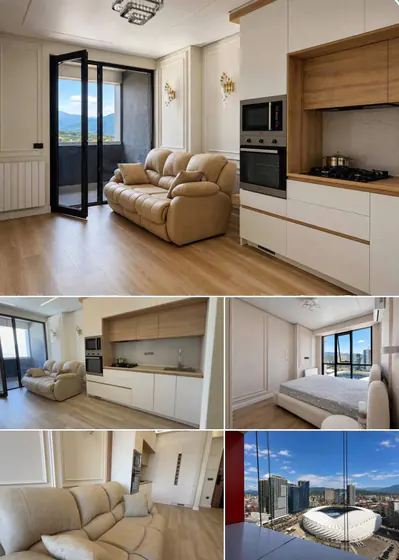 Квартира 1+1, 45 м2, Абусеридзе 21, Батуми