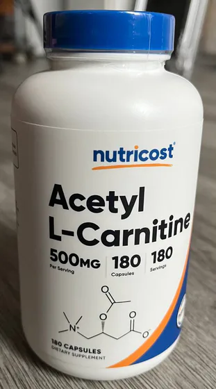 Ацетил-L-карнитин, 500 мг, 180 капсул