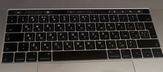 Ноутбук MacBook Pro Touch bar 15 дюймов