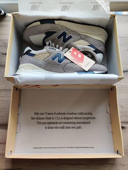 Новые кроссовки New Balance 998 Teddy Santis Grey Day