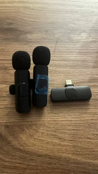 Беспроводные mini-микрофоны для iPhone (Lightning)
