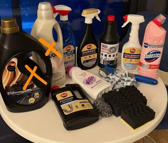 Средства для уборки и бытовая химия