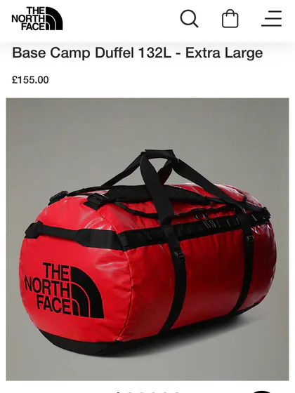 Сумка The North Face Base Camp XL 132 литра