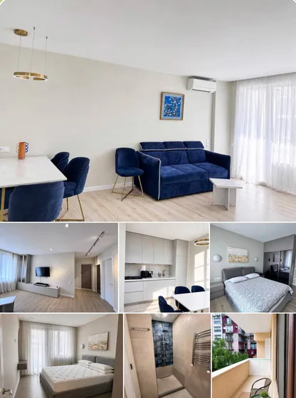 Квартира 1+1, 55 м2, низкий этаж, Батуми